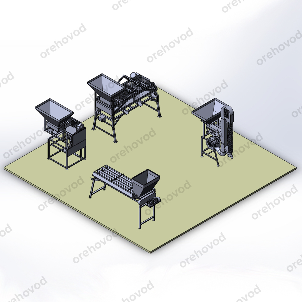 Промышленная линия по переработке грецкого ореха (50 кг/ч) - Изображение #1, Объявление #1726183