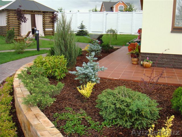 Озеленение, ландшафтный дизайн, проектирование, строительство, водопады, газоны, - Изображение #1, Объявление #156079