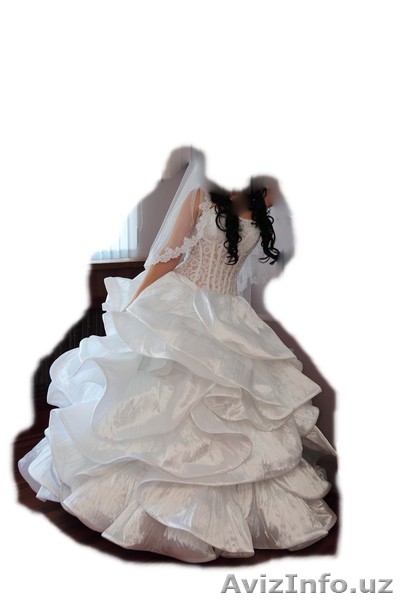 СВАДЕБНОЕ ПЛАТЬЕ ДЛЯ САМОЙ КРАСИВОЙ!!!! - Изображение #1, Объявление #237168
