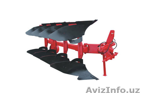 ПЛУГ ОБОРОТНЫЙ 4-х КОРПУСНЫЙ НАВЕСНОЙ ПОН-4-40 - Изображение #1, Объявление #431029