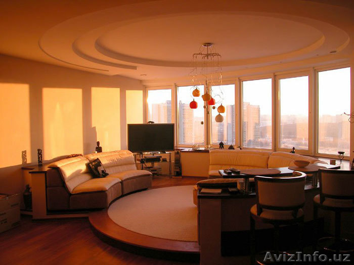 Гипсокартонные потолки любой канфигурации,перегородки,обшивка утепление стен,пла - Изображение #1, Объявление #1070374