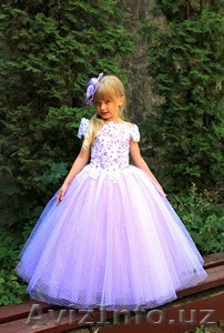 Платье детское сиреневое 10-004 - Изображение #1, Объявление #1209137