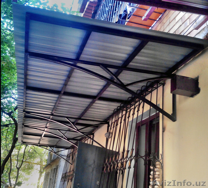 СТРОИМ НАВЕСЫ ,УСТАНОВИМ КОЗЫРЬКИ - Изображение #1, Объявление #1215221