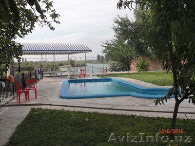 частный участок на территории села в Янгибазаре - Изображение #1, Объявление #1262266