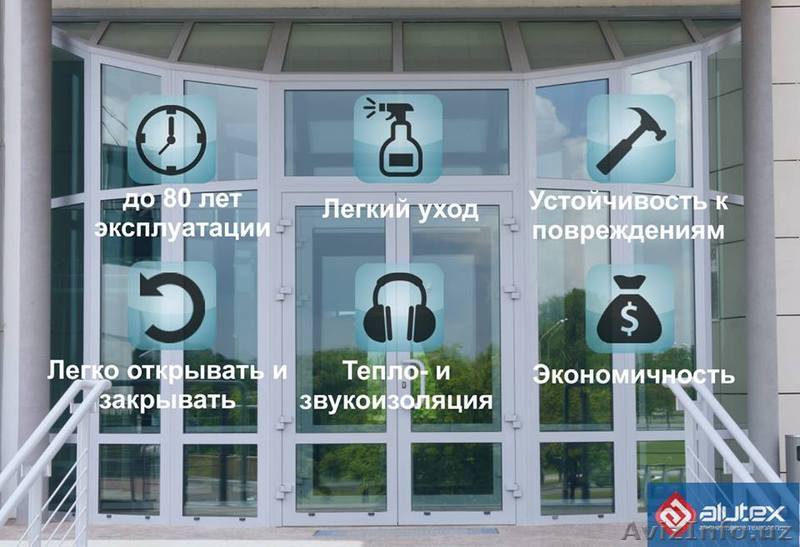 Алюминиевые двери / Alyumin eshiklar - Изображение #1, Объявление #1469210