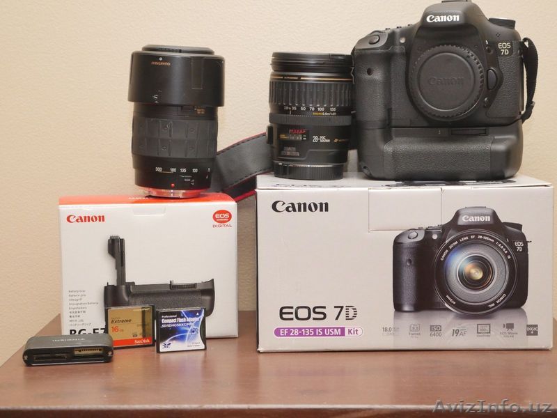 Canon EOS 7D + EF 28-135mm IS объектив - Изображение #1, Объявление #1480007