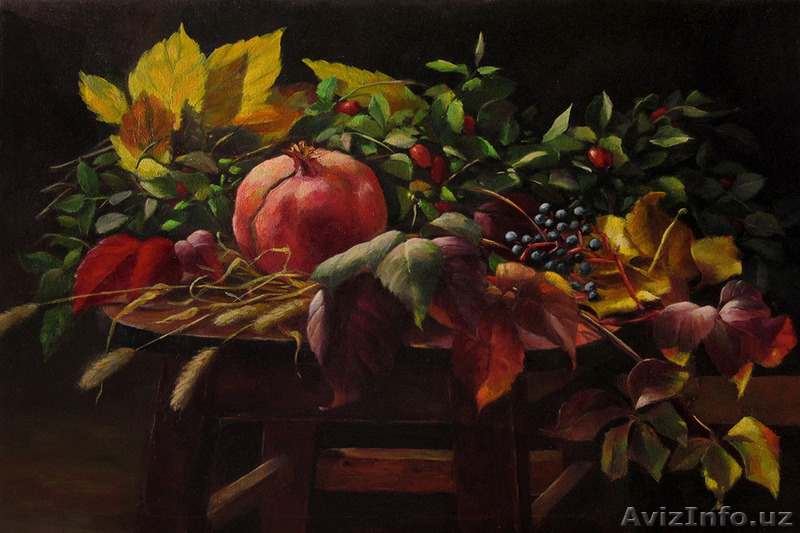 Продаётся картина "Натюрморт с гранатом" - Изображение #1, Объявление #1483035
