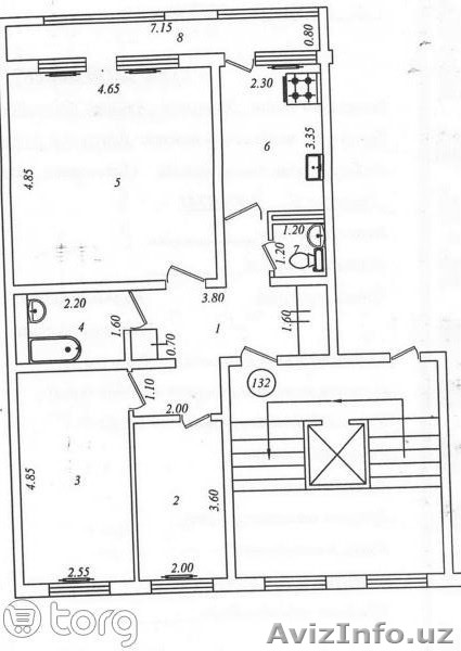 Продам 3/9/9 ул.Осиё-Муртазаева-Аккурганская, рядом метро Х.Алимджана - Изображение #1, Объявление #1536000