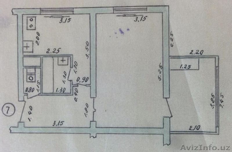 Квартира 1/3/4 массив Куйлюк 4  - Изображение #1, Объявление #1542969