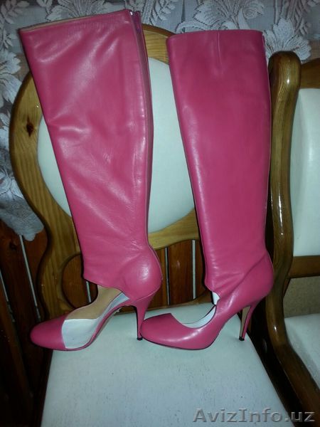 Кожаные весенние сапоги - Изображение #1, Объявление #1542330