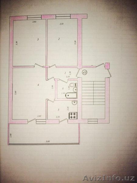 Мукими (м.Новза) 3/5/5 кирп  балк. 2*6, 71 кв.м. не торец - Изображение #1, Объявление #1556798