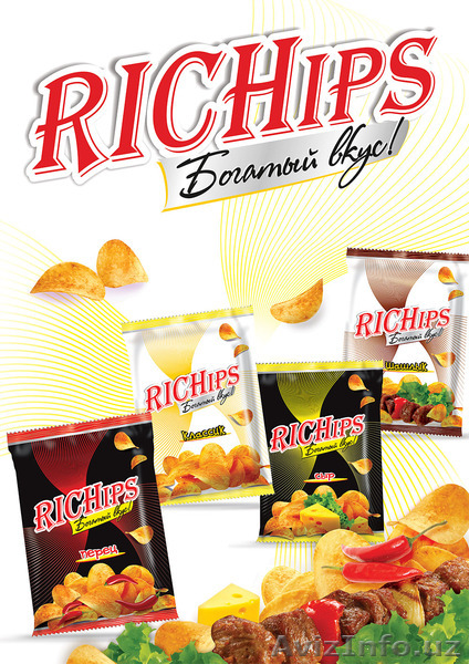 Картофельные чипсы «RICHips» от компании «Super Snack» - Изображение #1, Объявление #1564529