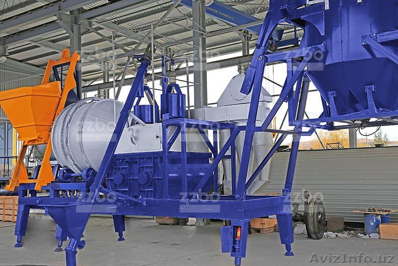 Мобильный асфальтовый завод ZZBO МАЗ 20 - Изображение #1, Объявление #1589064