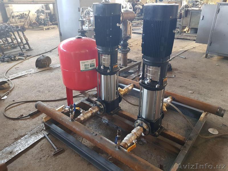 Насосная станция для поднятия общего давления воды +998935209014 - Изображение #1, Объявление #1636331