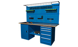 Слесарный верстак 2-х тумбовый с экраном - Изображение #1, Объявление #1649338