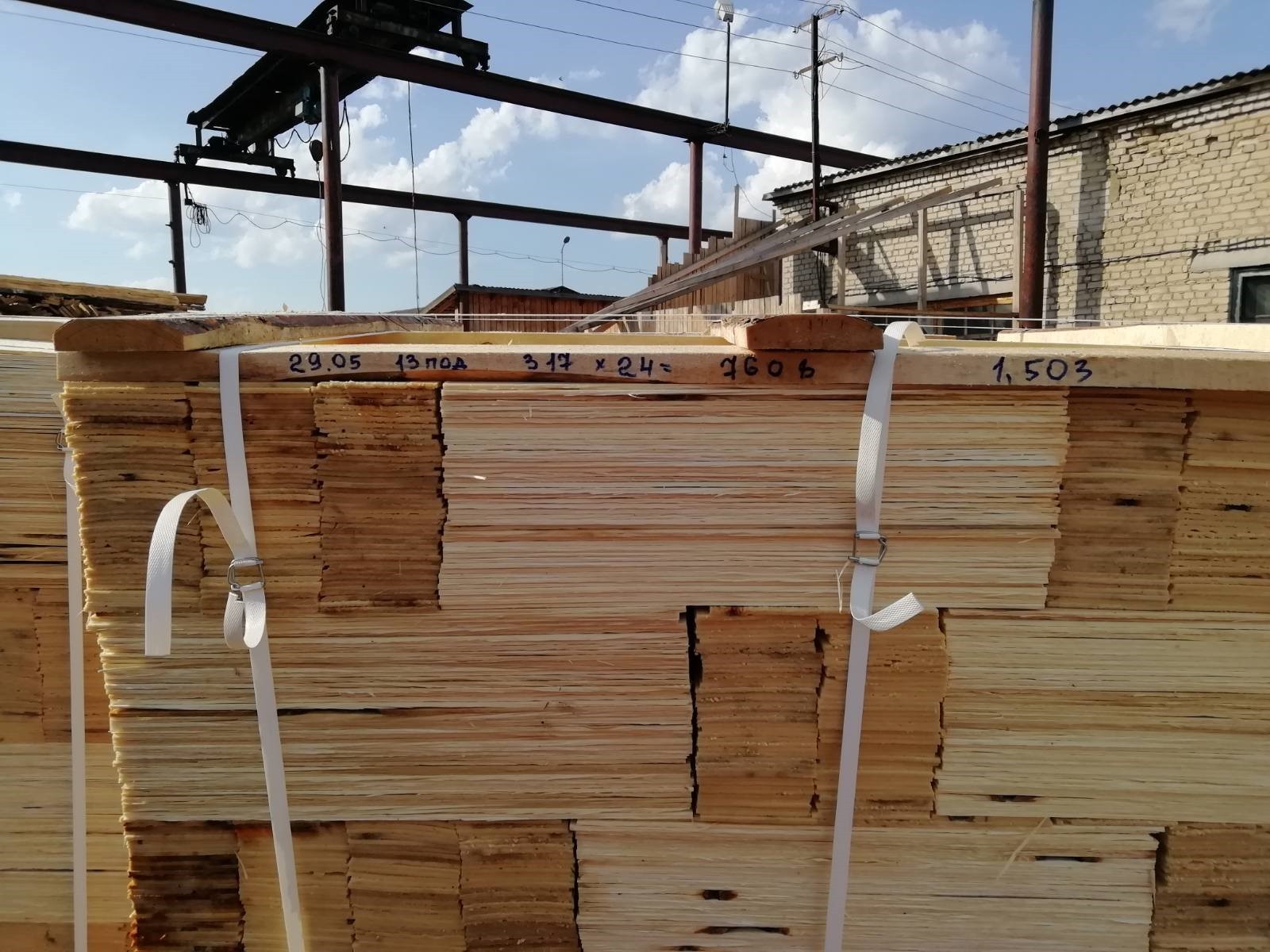 Заготовки для ящиков из лущеного осинового шпона - Изображение #1, Объявление #1686200