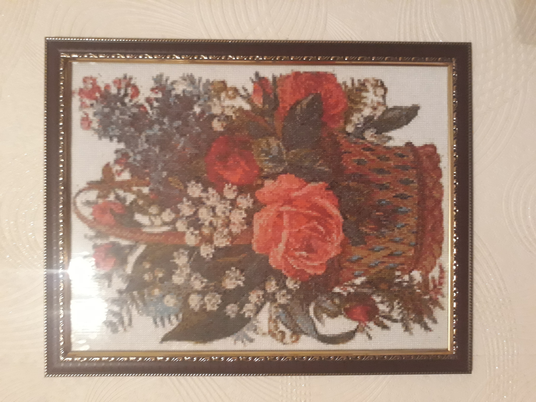 Картина вышита крестиком. - Изображение #1, Объявление #1696620