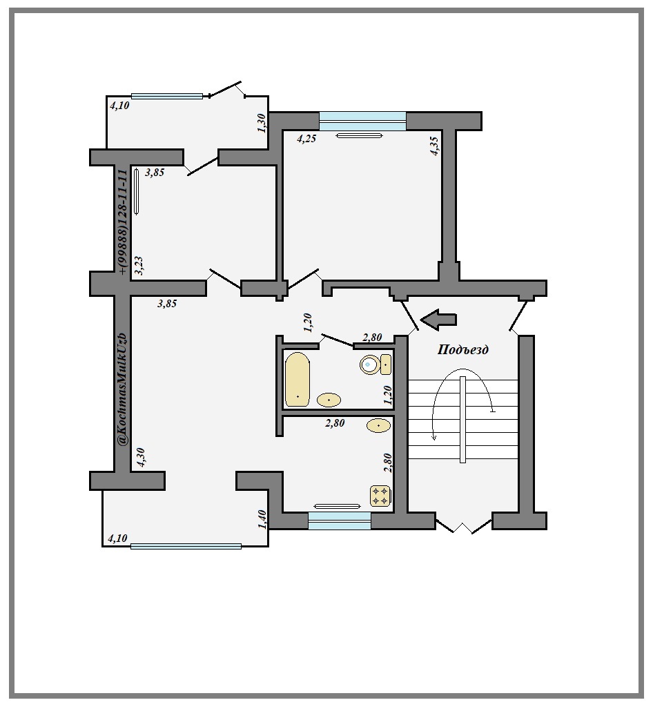 Квартира под офис  - Изображение #1, Объявление #1714207