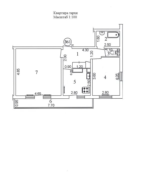 СВОЯ. Квартира. Карасу-4. 2/9/9. 61 кв.м. - Изображение #1, Объявление #1736237