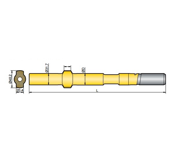 Хвостовик аналог Joy 400 RR - Изображение #1, Объявление #1739360
