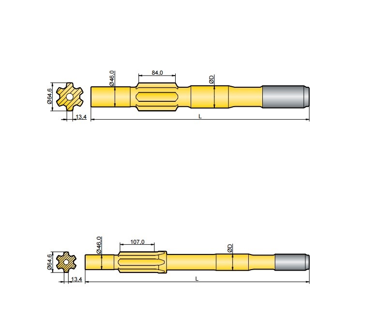 Хвостовик аналог Ingersoll Rand YH 80A, YH 80A RP - Изображение #1, Объявление #1739304