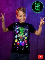 Футболки фосфорные с героями мультфильмов.Светятся в темноте.Импорт. - Изображение #2, Объявление #1728475