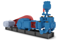 Насосный агрегат АН-125 с электродвигателем ВЗИ на раме - Изображение #1, Объявление #1749641