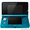 BRAND NEW NINTENDO 3DS COSMO BLACK AQUA BLUE GAMING SYSTEM