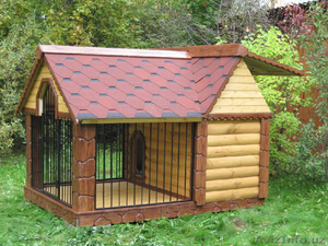 Красивые, резные будки для собак из дерева и металла  - Изображение #2, Объявление #640801