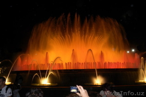 Магические краски фонтана Монжуик. Барселона - Испания. - Изображение #2, Объявление #904289