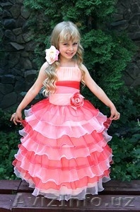 Платье детское коралловое 10-002 - Изображение #1, Объявление #1209114