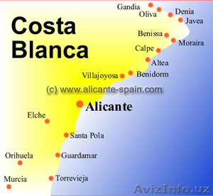  Квартиры и дома в Испании на южном побережье средиземного моря Коста Бланка. Бу - Изображение #3, Объявление #1198914