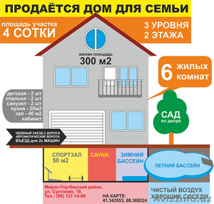 Новый жилой 3-уровневый евро-дом для семьи. 2011 год - Изображение #1, Объявление #1351288