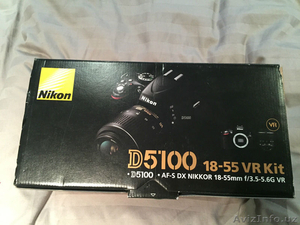 Nikon D5100 Цифровые зеркальные AF-S VR DX 18-55mm объектив - Изображение #1, Объявление #1480003
