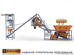 Мобильный бетонный завод EUROMIX CROCUS 20/500.2.5 COMPACT 2 - Изображение #2, Объявление #1635671