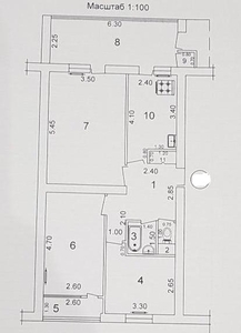Ц-1 ул Шастри массив Буйук ипак йули 3 х комнатная  - Изображение #2, Объявление #1696389