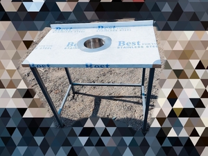  Стол для сбора отходов из нержавейки 114×50×85 (h) - Изображение #3, Объявление #1736848