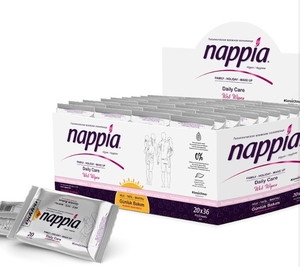 Влажные полотенца антибактериальные для всей семьи Nappia оптом - Изображение #1, Объявление #1739449