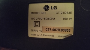 Продам за телевизор LG с кинескопом (нерабочий) - Изображение #1, Объявление #1740226