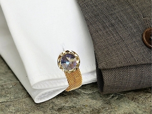 Позолоченные запонки бренда Monarch с кристаллами от всемирно изве - Изображение #7, Объявление #1740515