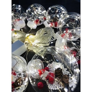 Новогодние шары ,  гирлянда шары с дед морозом . Доставка #1747469