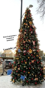Новогодние ёлка 5 метровая как натуральная сборная ,  доставка #1747464