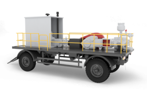 Насосный агрегат АН-50 с краном НБ40,  электродвигатель,  на прицепе. #1749637