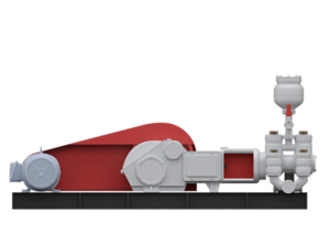Насосный агрегат АН-50,  электродвигатель,  на раме,  с краном НБ40 #1749635
