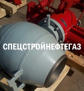 Запорный кран DN300,  пневмогидропривод с ручным дублером,  надземный