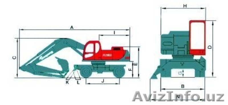 Колесный экскаватор Jonyang JYL 210E - Изображение #3, Объявление #897399