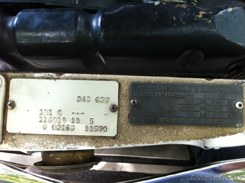Продам Ретро Daimler-Benz 220 Седан 1968 г. - Изображение #4, Объявление #920588