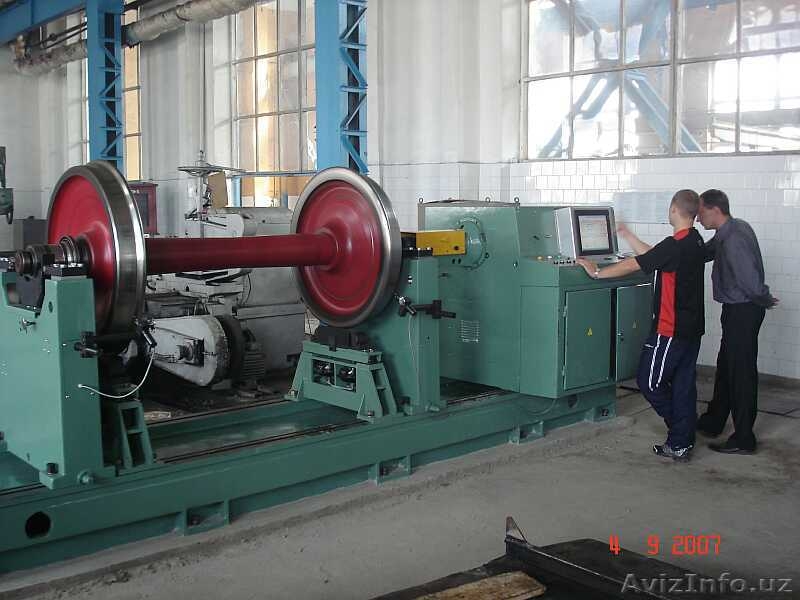 Станок для балансировки колесных пар подвижного состава железной дороги - Изображение #1, Объявление #1067906