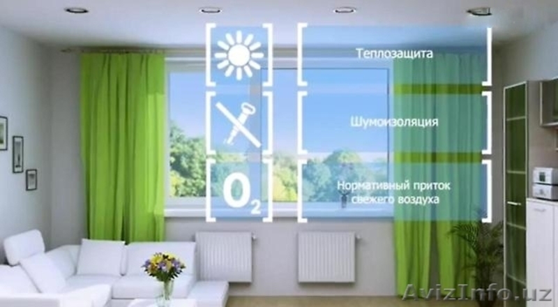 Air-in  Вентиляционный приточный клапан для окон ПВX - Изображение #6, Объявление #1184384