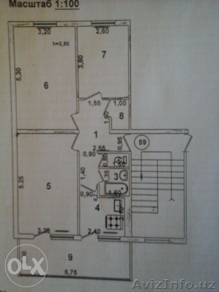 Продаётся 3/5/5 квартира Чиланзарский район квартал 20 - Изображение #3, Объявление #1314111